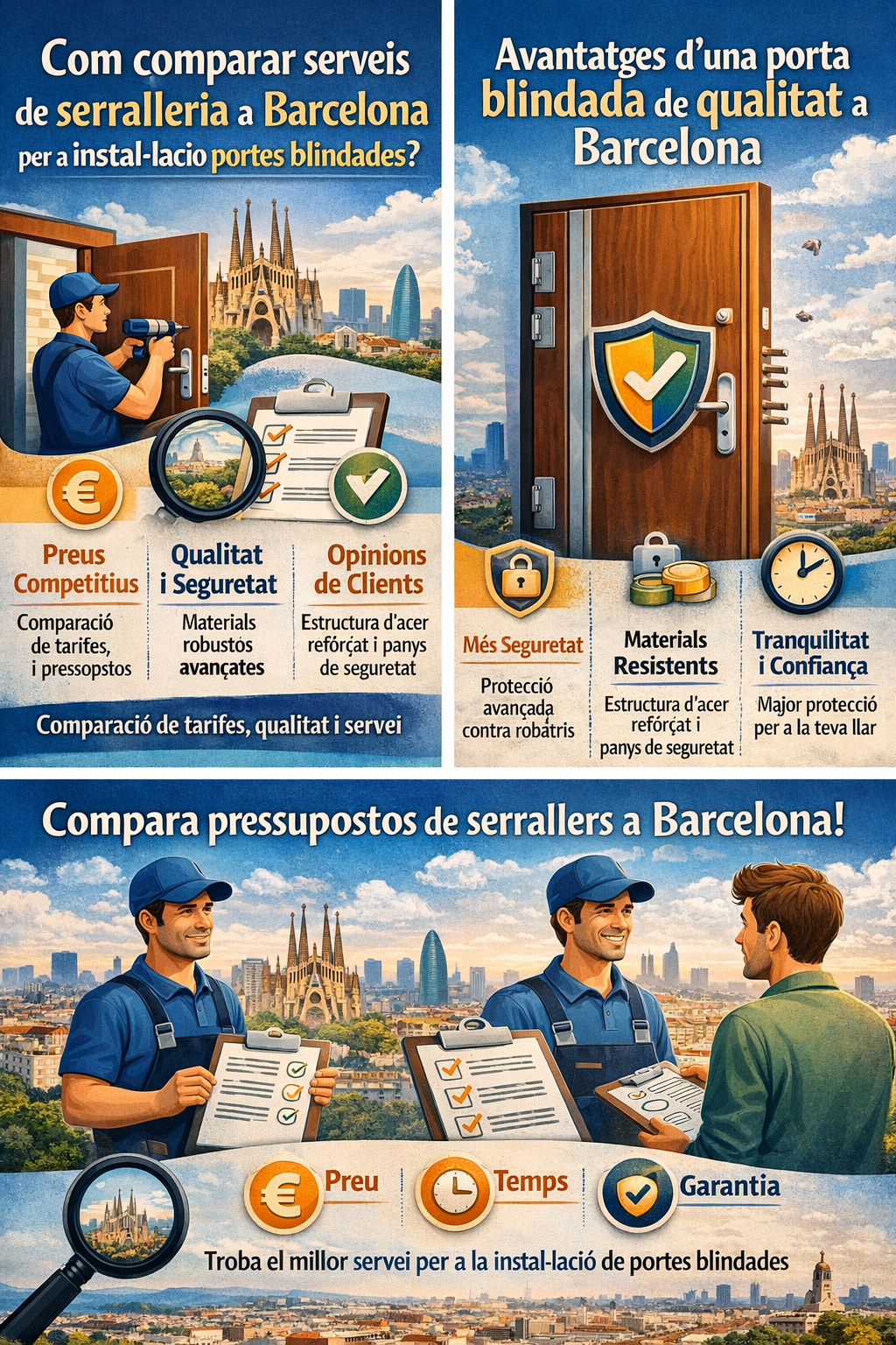 Com comparen els serveis de serralleria Barcelona per a la instal&middot;lacio de portes blindades - Com comparen els serveis de serralleria a Barcelona per a la instal&middot;laci&oacute; de portes blindades?