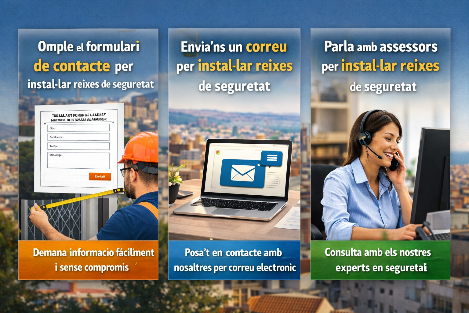 Contacte per instal&middot;lacio de reixes - Com contactar amb un bon servei per instal&middot;lar reixes de seguretat a Barcelona?