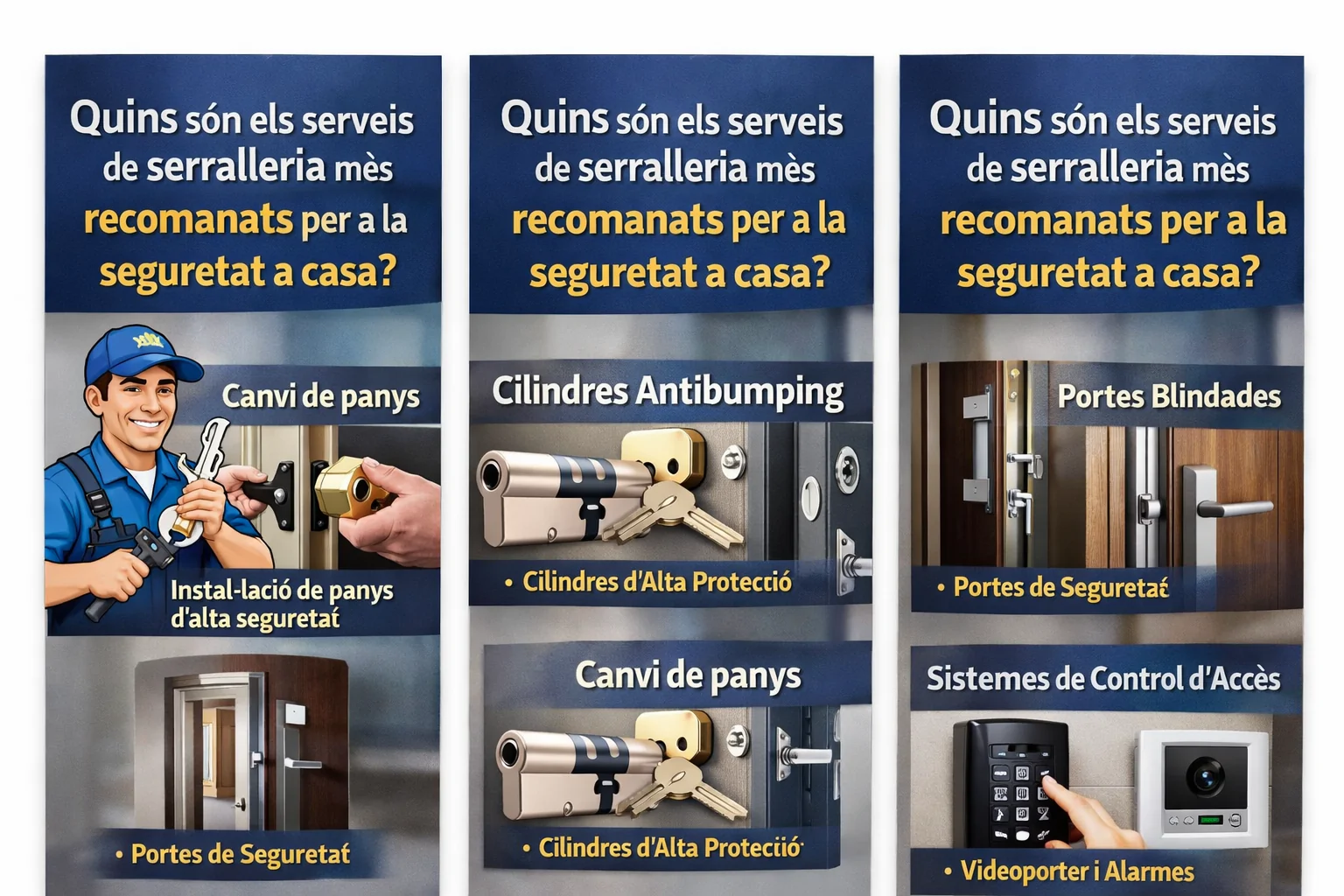 Quin son els serveis de serralleria mes recomanats per a la seguretat a casa - Quins s&oacute;n els serveis de serralleria m&eacute;s recomanats per a la seguretat a casa?