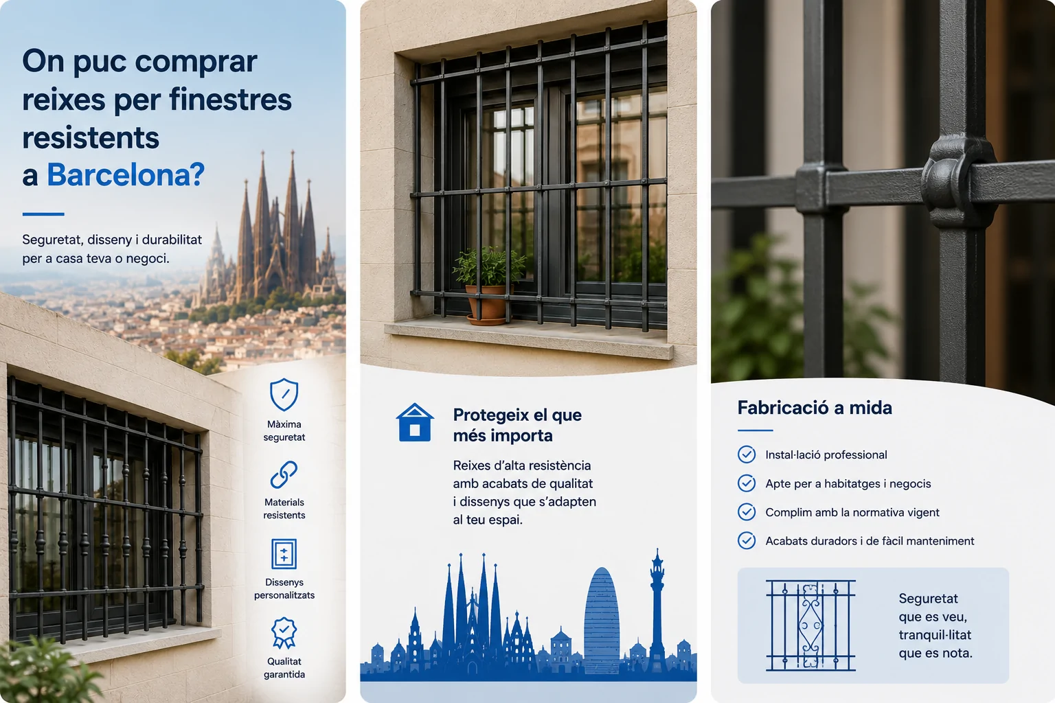 On puc comprar reixes per finestres resistents Barcelona - On puc comprar reixes per finestres resistents a Barcelona?