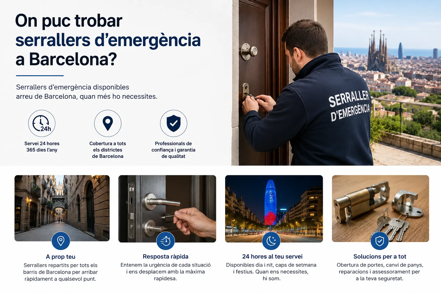 On puc trobar serrallers d'emergència a Barcelona? On puc trobar serrallers demergencia a Barcelona - On puc trobar serrallers d'emergència a Barcelona?
